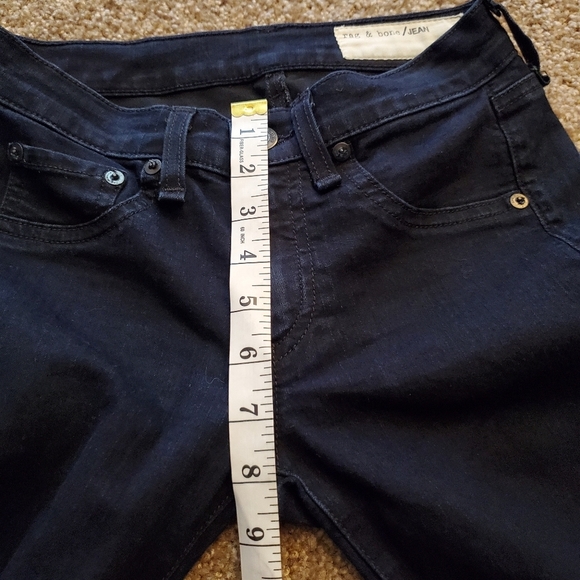 Rag & bone Ankle Zip Jeans Size 24 - Picture 2 of 9